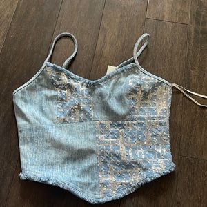 Miss Me Denim Tank Top 💙